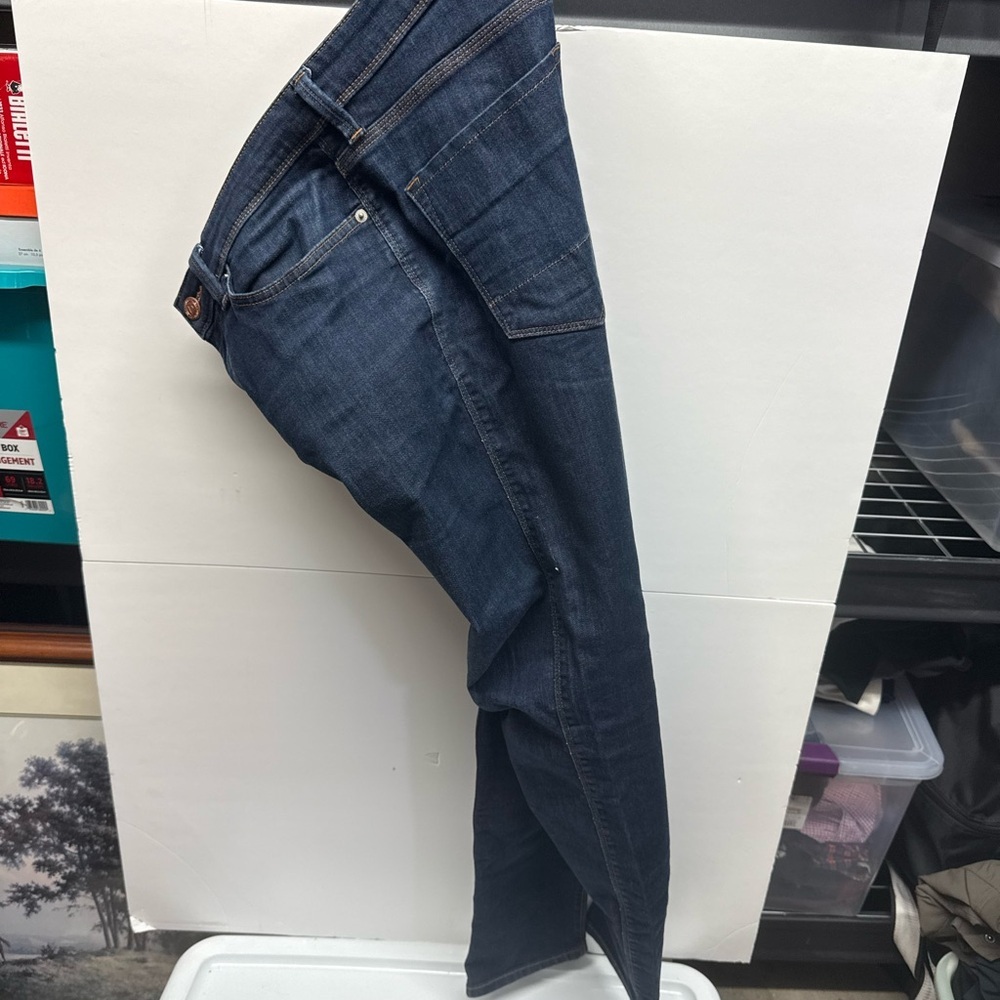 DU/ER Men’s Straight Fit Jeans in Deep Indigo - Picture 5 of 6
